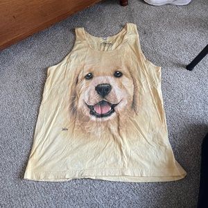 Golden retriever puppy tshirt
